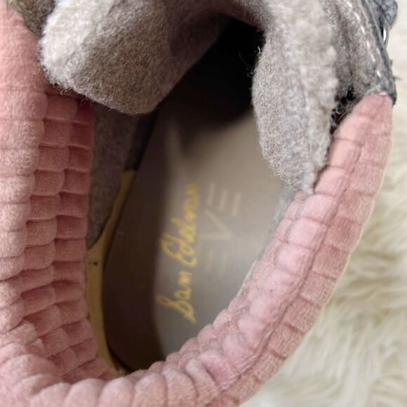 Sam Edelman Faux Faux Fur Bootie Size 9.5 Gray Leather - Picture 6 of 8
